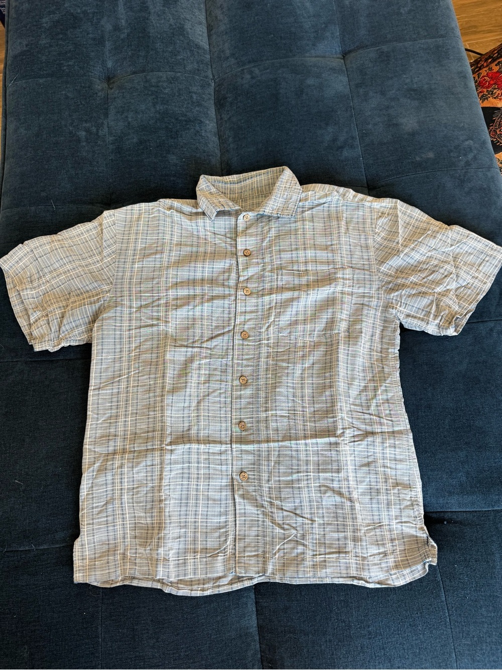 Batik Bay Light Blue Plaid Shirt